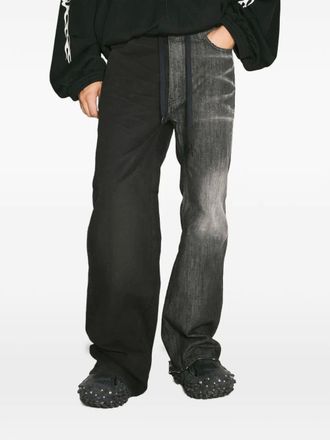 Balenciaga Asymmetrische jeans - Zwart