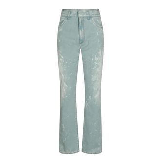 Maison Margiela Boot-cut Jeans, female, Blue, Size: W26 Boot-cut Jeans