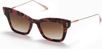 Akoni Innes Zonnebril - Dames - Zonnebrillen - Bruin - ONE Size - Accessoires