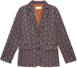 Maliparmi Blazer con Cadena &Oacute;ptica - Jackets - Mujer - Multicolor - XL