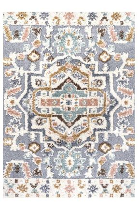 Jonathan Y Designs Aziza Persian Medallion High-Low Area Rug in Multi at Nordstrom, Size 2Ft 0In X 8Ft 0In