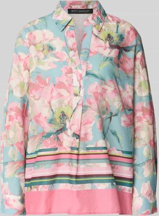 Betty Barclay Relaxed Fit Bluse mit floralem Allover-Print in Rose, Gr&ouml;&szlig;e 36