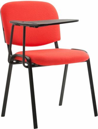 Clp Sedia Ken in tessuto con tavolino ribaltabile rosso