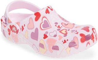 Crocs Classic V-Day Clog in Pink Milk/Hearts at Nordstrom, Size 10 Womens