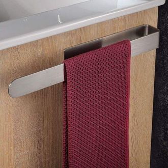 OEM Toallero Autoadhesivo - 37 Cm - Toallero Sencillo Para Ba&ntilde;o - Acero Inoxidable