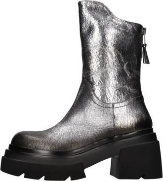 Elena Iachi Schoenen, Dames, Grijs, 39 EU, Enkellaarsjes