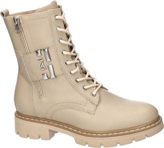Nero Giardini Chianti Veterboot - Dames - Veterlaarzen - Beige - 36 EU - Leer - Schoenen