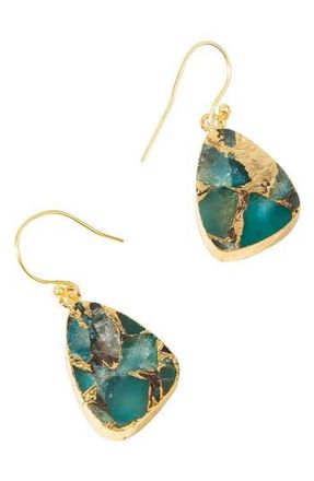 Saachi Mojave Apatite Teardrop Earrings in Teal at Nordstrom Rack