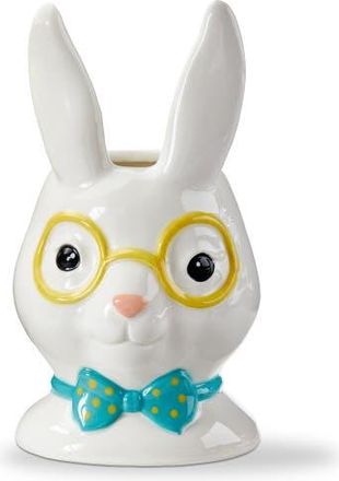 Tag Eclectic Fun Rabbit Earthenware Vase White Multi 4.1 x 3.64 x 7.7 in at Nordstrom