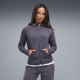 Puma Giacca con zip PUMATECH SENSE da donna, Accessori, Grigio, XL