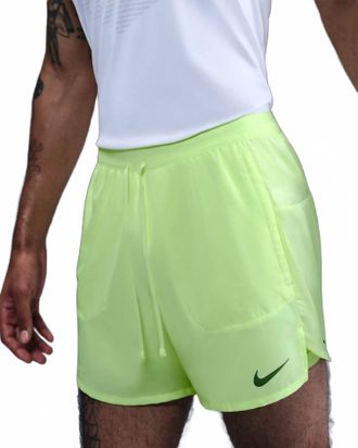 Nike Dri-Fit 5 2-In-1 Running Shorts In Barely Volt