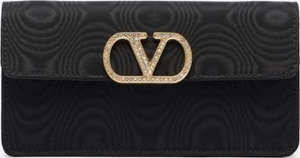 Valentino Garavani VLogo Mini moire clutch