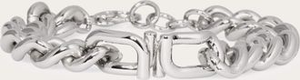 Ferragamo Men Gancini chain bracelet Orange