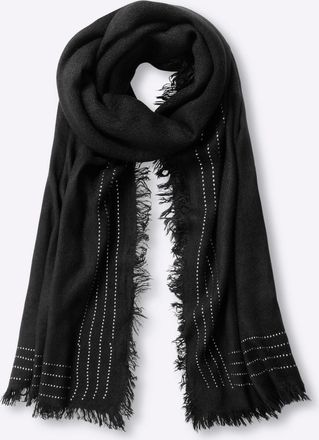 Heine Modeschal HEINE, Damen, schwarz, Viskose, Modet&uuml;cher Modeschal