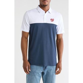 Travis Mathew Washington Nationals Home Run Leader Polo in White/Navy at Nordstrom Rack, Size Xxx-Large