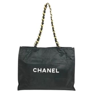 Chanel Pre-owned Tote Bags, female, Black, Size: ONE SIZE Pre-owned Vintage Tote Bag