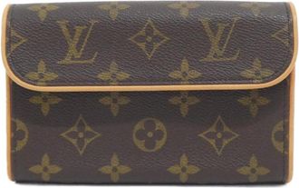 Louis Vuitton Brown Coated Canvas Fanny Pack Pochette (Pre-Owned)