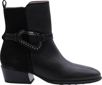 Hispanitas Buckingham Enkellaars - Dames - Cowboylaarzen - Zwart - 40 EU - Schoenen