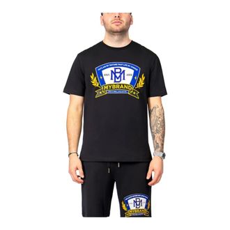 My Brand T-Shirts, male, Black, XL, Cotton T-shirt