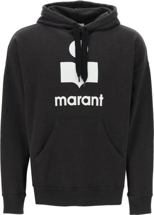 Isabel Marant Miley Sweatshirt - Heren - Hoodies - Zwart - M - Hoodies & sweatvesten
