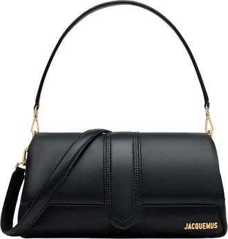 Jacquemus Handbags, female, Black, Size: ONE SIZE Puffed Flap Bag