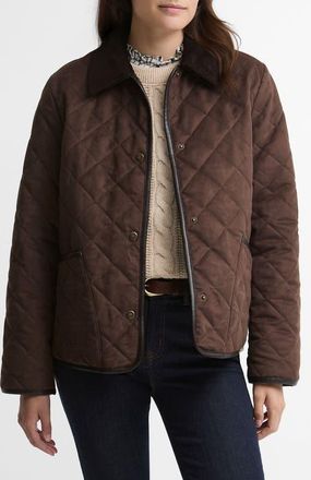 Barbour Sonya Quilted Jacket in Dk Brown/muted at Nordstrom, Size 4