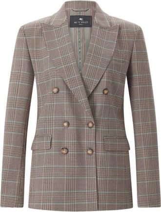 Etro Jassen, Dames, Beige, M, Blazers
