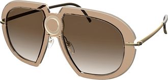 Silhouette 9912/75 6030 Mens Sunglasses Brown Size 55