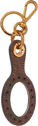 Etro Portachiavi con ciondolo a specchio - Marrone