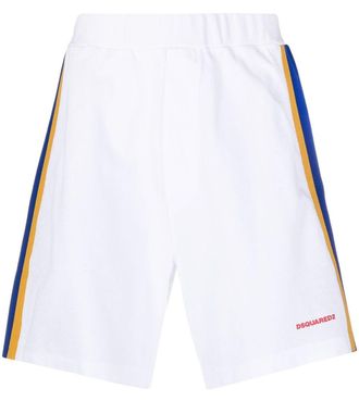 Dsquared2 Shorts met zijstreep en logo