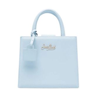 MC2 Saint Barth Handbags, female, Blue, Size: ONE SIZE Shop Bag Mini