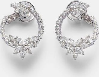 Yeprem Orecchini Y-Not in oro bianco 18kt con diamanti