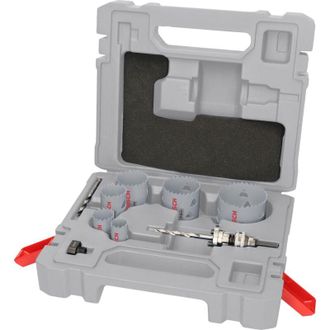 Bosch Set di supporti Q-Lock per seghe a tazza multimateriale pro, 15 pz