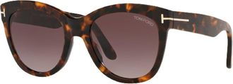 Tom Ford FT0870 52T Dark Havana/Bordeaux Gradient