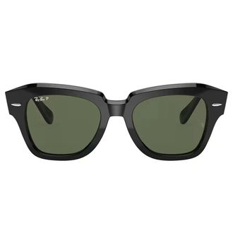 Ray-Ban Sunglasses, unisex, Black, Size: 52 MM RB 2186 Statestreet