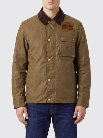 Barbour Giacca Steve McQueen in cotone cerato con collo in velluto
