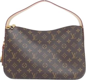 Louis Vuitton Pre-owned Monogram Slouchy Shoulder Bag - Dames - Vintage Schoudertas - Bruin - ONE Size - Vintage