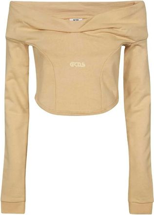 GCDS Top in cotone - Toni neutri