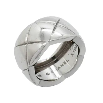 Chanel White Gold (18K) Band Ring (Pre-Owned)