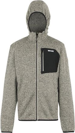 Regatta Mens Hooded Newhill Fleece Grey