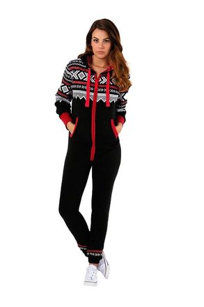 Malaika New Womens Ladies AZTEC PRINT Hooded Zip Up Onesie Jumpsuit Plus sizes S-XXXXL sizes UK 8-22