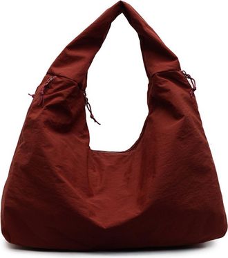 Generic Luna Lush Bag, Maison Ginza Luna Lush Bag, Vintage Tote Bag,Men Women Large Nylon Shoulder Bags for Travel, Work,Business(Brick Red)