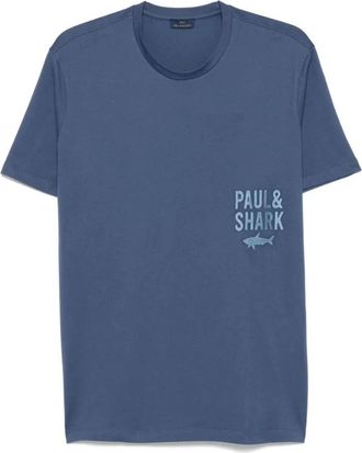Paul & Shark T-Shirts - Heren - T-shirts - Blauw - M - Tops
