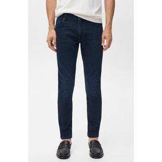 Mango Jude Skinny Jeans in Deep Dark Blue at Nordstrom, Size 31