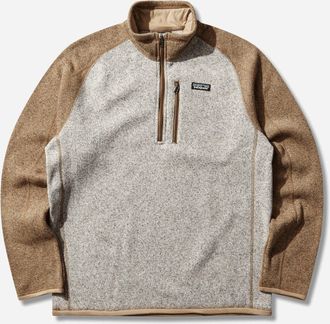 Patagonia Men s Better Sweater 1/4-Zip Fleece Nautilus Tan