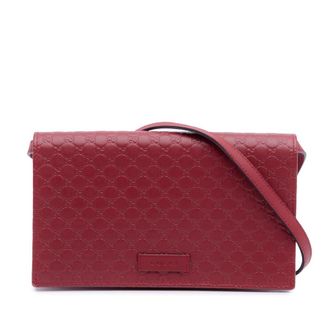 Gucci Pre-owned Gucci Microguccissima Wallet on Strap Ladies DYS6DJZFGW0AI8AB