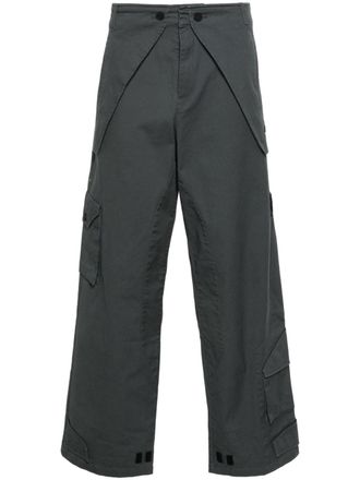 A-Cold-Wall* Overlay twill cargo trousers - Grey