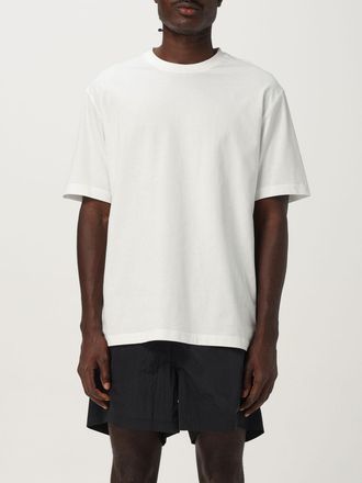 Yohji Yamamoto T-shirt in cotone con stampa logo Y-3