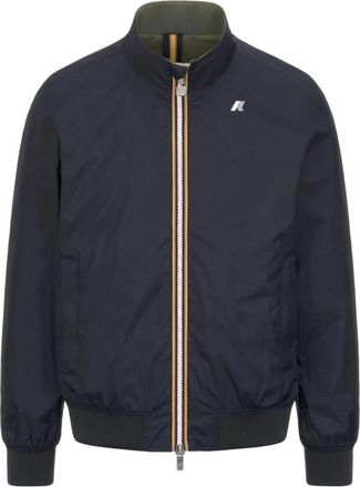 K-Way Arsene Plus. 2 Double - Heren - Zomerjassen - Blauw - M - Nylon - Jassen