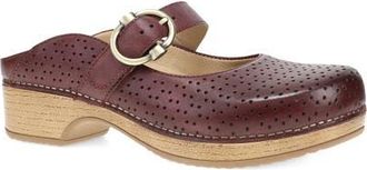 Dansko Blaire Perforated Mary Jane Clog in Sangria at Nordstrom, Size 9.5-10Us